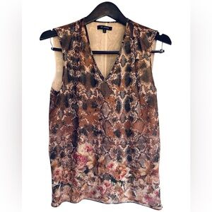 St. John Silk Sleeveless Blouse